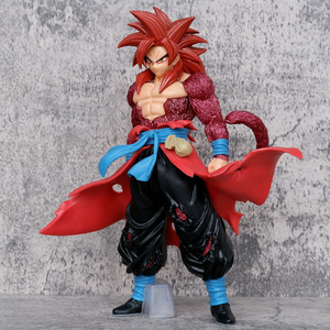 Figura Coleccionable de Son Goku Super Saiyan de 27 cm, Anime Japonés Dragon Ball Z, Goku de Pelo <span class=keywords><strong>Rojo</strong></span>, Regalo para Niños, Juguete - Product Image 3