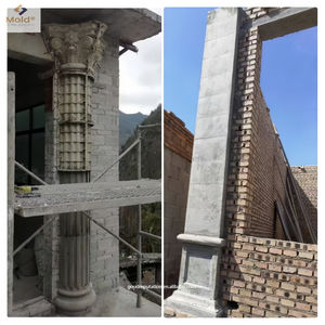 वर्ग आधा दीवार और कोने स्तंभ स्तंभ कंक्रीट मोल्ड सीमेंट मोल्डिंग के लिए गोल एब्स ढालना सजावटी रोमन रूपों के लिए - Product Image 6