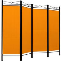 Paravent Pliant Paravent Paravent Espagnol Mur Écran de Confidentialité extérieur métal polyester paravent