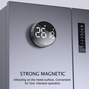 Minuteur <span class=keywords><strong>de</strong></span> cuisine magnétique, <span class=keywords><strong>chronomètre</strong></span> <span class=keywords><strong>de</strong></span> cuisson, <span class=keywords><strong>de</strong></span> douche et d'étude, compteur LED, alarme, rappel, compte à rebours électronique manuel, minuteurs numériques ronds - Product Image 6