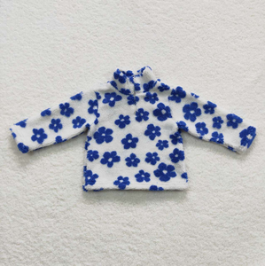 Pull-over à fermeture éclair pour bébés filles, style chinois, respirant, à manches longues, à fleurs colorées, coupe ample - Product Image 4