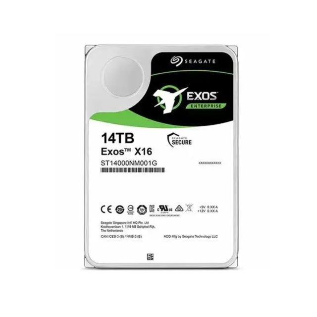 NEW 14TB Internal HDD for EXOS X16 ST14000NM001G 7200 RPM SATA 3.0 256MB Cache 3.5-Inch Enterprise Server