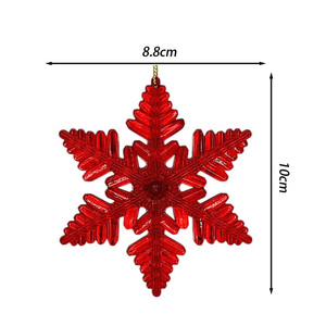 Tùy Chỉnh Thiết Kế Bông Tuyết Pha Lê Mặt Dây Chuyền Thăng Hoa Cây Giáng Sinh Acrylic Jewel Bông Tuyết Rhinestone Treo Trang Trí Nội Thất - Product Image 3