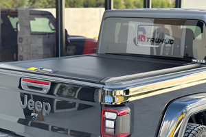 Cubierta Retráctil Rígida para Caja de Camioneta, Enrollable, para Jeep Gladiator 2019-2025, Plegable Manualmente, Compatible con GMC Sierra, Silverado, <span class=keywords><strong>Ranger</strong></span>, con Cierre - Product Image 3