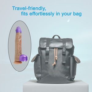 Dildo Realista con Textura Transparente <span class=keywords><strong>de</strong></span> Silicona, Pene Suave con Aspecto <span class=keywords><strong>de</strong></span> Piel Real para Parejas y Esposos - Product Image 4