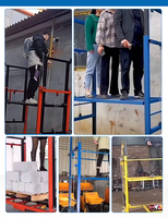 Plateforme élévatrice mobile pliable électrique portable de 2m à 12m avec panneau de commande pour la construction