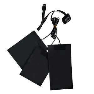 겨울용 소프트 히팅 필름 경량 USB 충전 배터리 바디 워머 야외 하이킹을 위한 남녀공용 다운 가열 조끼 재킷