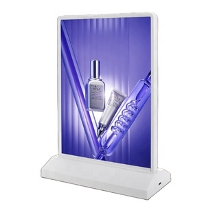 A4 hai mặt <span class=keywords><strong>LED</strong></span> lightbox quảng cáo áp phích chiếu sáng biển quảng cáo cho các cửa hàng bán lẻ pin sạc dễ dàng cài đặt - Product Image 2