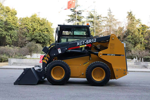 Mini-chargeuse compacte 1t <span class=keywords><strong>à</strong></span> haut débit XC7-SR07 XC740K avec attache rapide et grappin <span class=keywords><strong>à</strong></span> bois - Product Image 4