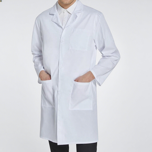 Vêtements de protection unisexe, blouse de laboratoire de haute qualité, 3 poches, doux et respirant, facile d'entretien pour les cliniques dentaires - Product Image 3