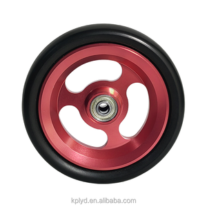 Hochwertige Industrielle Rollstuhl- und Fahrzeugrollen 5 Zoll PU-Schaumräder Geräuscharm Hohe Tragfähigkeit Einzelrad - Product Image 2