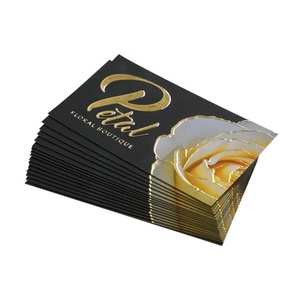 Tarjetas de Visita Personalizadas de Alta Gama, Tarjeta Negra de Lujo, Estampado en Caliente Plateado, Cartulina de Alta Calidad, Personalización de Tarjetas de Visita - Product Image 1