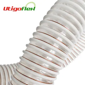 Light Duty PU Anti-Static Suction Hose With Copper Wire Reinforced
