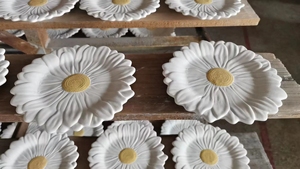 <span class=keywords><strong>Assiette</strong></span> à marguerite Assiettes à motif de <span class=keywords><strong>fleurs</strong></span> <span class=keywords><strong>Assiette</strong></span> en céramique <span class=keywords><strong>Fleurs</strong></span> - Product Image 6