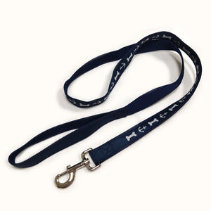 Conjunto de Correa y collar de entrenamiento para perros de poliéster con logotipo satinado Rosa personalizado - Product Image 5