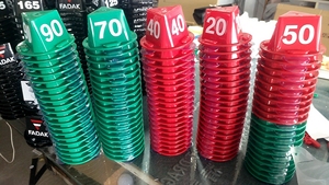 Nhà Máy Kho Từ Topper Từ Hình Nón Số Hút Cup Nam Châm Mái Dấu Hiệu Xe Hàng Đầu Khối - Product Image 5