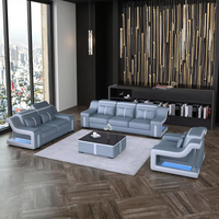Ensemble de canapés, meubles, salon moderne, canapé modulaire en cuir