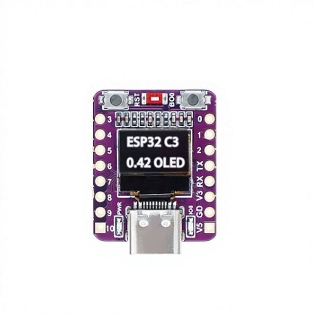 ESP32-C3 OLED Development Board with Ceramic Antenna WiFi for 0.42 Inch Screen From China