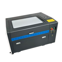 Machine de découpe et de gravure laser CO2 4060 50W 400x600mm, découpeuse laser industrielle à refroidissement par eau pour plastique et verre
