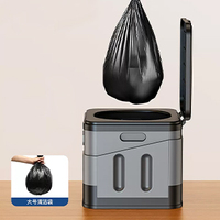 Grande capacité Portable Camping extérieur compostage toilette Kit de démarrage toilette Mini toilette Porta pot pour l'urgence