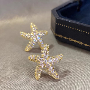 Orecchini a Forma di Stella Marina per Donne, Stile Spiaggia, Accessori per Orecchie da Indossare Quotidianamente - Product Image 3