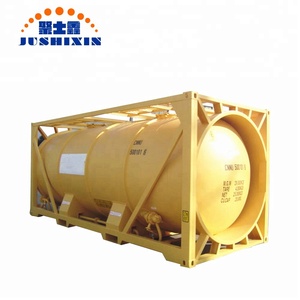 Almacenamiento de presión criogénica de silos de acero inoxidable de 20 pies ISO Lair / Lin / Lox / N2O / metano / etileno Conte - Product Image 2