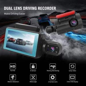 3 Inch <b>IPS</b> Dashboard Dual Lens HD 1080P Touch Screen LCD Dash Camera Night Vision Black <b>Box</b> Driving Recorder for Toyota Cars - Product Image 4