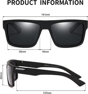 Gafas de Sol DUBERY 2026 con Logotipo Personalizado, Montura Azul para <span class=keywords><strong>Mujer</strong></span>, Moda de Lujo, Venta al Por Mayor de Fabricantes Chinos, Montura Grande - Product Image 6