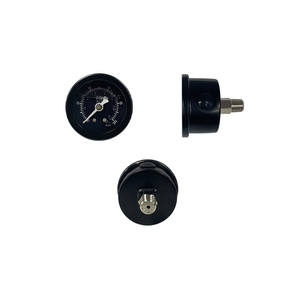 क्स ओएम 46 मिमी काले मामले दबाव गेज, अक्षीय माउंट, कस्टम रेंज उपलब्ध - Product Image 1