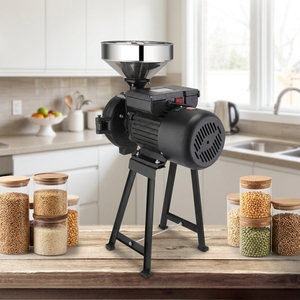 Macchina Macinatrice Commerciale Motorizzata Portatile 220V per Grano, Mais e Cereali, per Macinazione a Umido e a Secco - Product Image 1