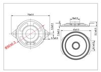 Haut-parleur Mylar fin de 50 mm, 4 ohms, 2 W, voix claire, conforme ROHS, fabriqué en usine depuis 12 ans