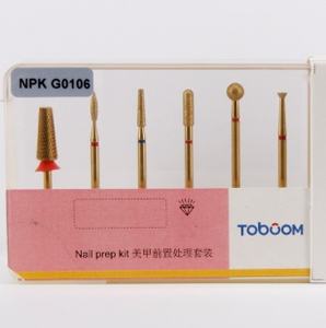 หัวเจียรเล็บแบบเพชร Toboom Professional รุ่นปลายเรียว ขนาด 3/32 นิ้ว หัวเจียรเล็บสแตนเลสแบบรัสเซีย ชุดดอกสว่านเจียรเล็บ - Product Image 2