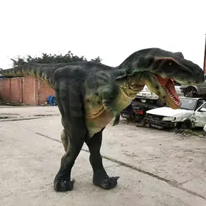 2024 ukuran hidup raptor karet silikon dinosaurus kaki tersembunyi kostum