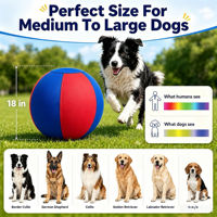Ballon de pâté de 45 cm en nylon 1680D imperméable pour chats agressifs, chevaux et bétail, idéal pour l'extérieur, le parc et le jeu, avec housse amovible