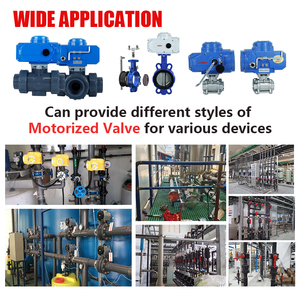 Válvula de control de flujo motorizada de acero inoxidable 304 316, válvula de bola Npt IP67, válvula de bola eléctrica NPT Rosca SS - Product Image 2