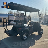 Voiturette de golf électrique chinoise 1-2 places, 4 roues, certifiée CE, autonomie 90 km, prix bas, directement de l'usine en Chine