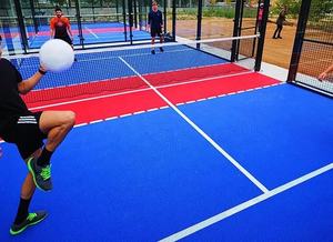 Certificat CE Cage de football <span class=keywords><strong>Padbol</strong></span> Nouveau terrain de sport intérieur extérieur unique Cage de football pour 5 personnes Cour <span class=keywords><strong>Padbol</strong></span> - Product Image 3