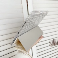 Étui de protection léger et frais à pois et rayures avec nœud, compatible avec iPad A16 11e/10e génération, y compris Pro 12,9 pouces et Mini 6