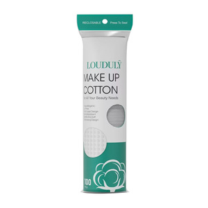 <span class=keywords><strong>Disque</strong></span> en <span class=keywords><strong>coton</strong></span> cosmétique personnalisé, absorbant épaissi, en tissu non tissé spunlace à trois couches, avec gaufrage à trous et fermeture à broches, pour démaquillant - Product Image 5
