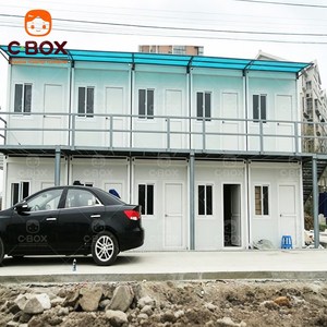 Cbox Wholesale Prefab Modular Building with Sandwich Panels for Site Camp and Office Projects Flat Pack <b>Container</b> House - Product Image 1