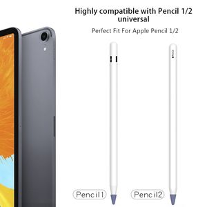 Housse de protection pour pointes de crayon <span class=keywords><strong>Apple</strong></span>, 8 paquets de couleurs, en Silicone, caoutchouc, antidérapantes, couverture de protection pour tout-petits, 1/<span class=keywords><strong>2</strong></span> - Product Image 2