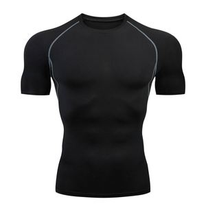 Design Lightweight Male Muscle Active Short T <b>Shirt</b> Fitness Wear Sports Running <b>Shirts</b> Mens Fitness Gym T <b>Shirt</b> - Product Image 2