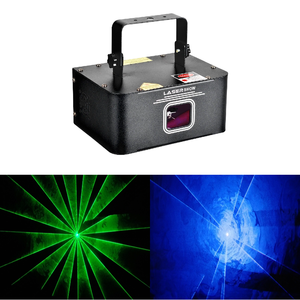 Spectacle de lumière laser RGB 2W pour <span class=keywords><strong>animation</strong></span> de scène de <span class=keywords><strong>fête</strong></span> <span class=keywords><strong>à</strong></span> <span class=keywords><strong>domicile</strong></span>, éclairage DJ KTV, acier inoxydable IP33, contrôle DMX512 RJ45, portable - Product Image 6