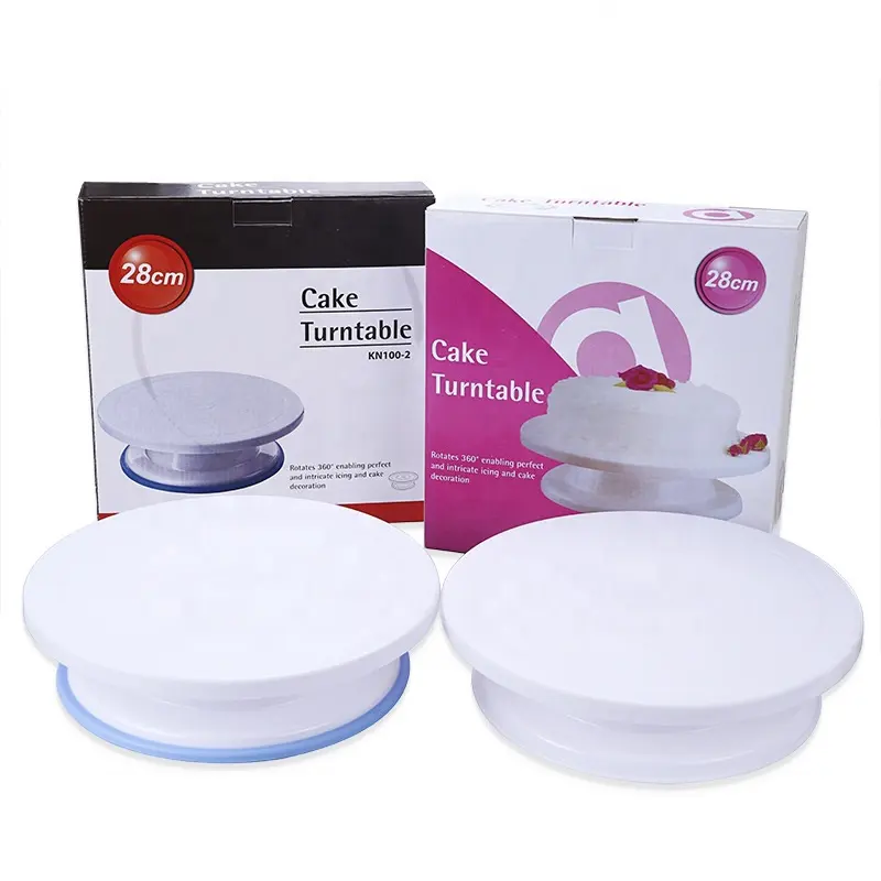 Cake Plastic Turntable For Cake Decorating Stand