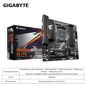 AORUS Elite b550m Mainboard 128GB DDR4 sata ổ cứng AM4 Gigabyte Máy tính để bàn chơi game máy tính mới placa Mae anakart AMD B550 - Product Image 2