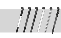 Iralan — luminaire led linéaire professionnel personnalisé en aluminium, intensité d'éclairage réglable de 45w