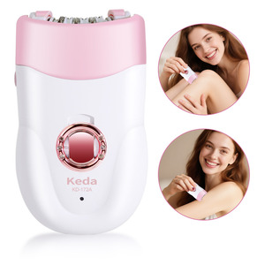 Appareil d'épilation corporelle sans fil portable pour femmes KD-172A, rechargeable par USB, étanche IPX6, pour utilisation en voiture et en camping-car - Product Image 3