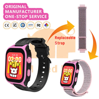 Reloj Inteligente Android Verde que Brilla en la Oscuridad GPS Único para Niños con WhatsApp Correa de Liberación Rápida Dispositivo Portátil para Adolescentes
