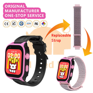 สมาร์ทวอทช์แอนดรอยด์ สีเขียว เรืองแสงในที่มืด นาฬิกาอัจฉริยะ GPS สำหรับเด็ก <span class=keywords><strong>พ</strong></span>ร้อมแอป WhatsApp สายรัดแบบถอดเร็ว อุปกรณ์สวมใส่สำหรับวัยรุ่น - Product Image 3