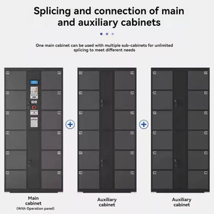 Hệ thống tủ khóa thông minh tự phục vụ, màn hình cảm ứng 7 inch, nhận diện khuôn mặt, chất lượng cao, dành cho siêu thị - Product Image 4